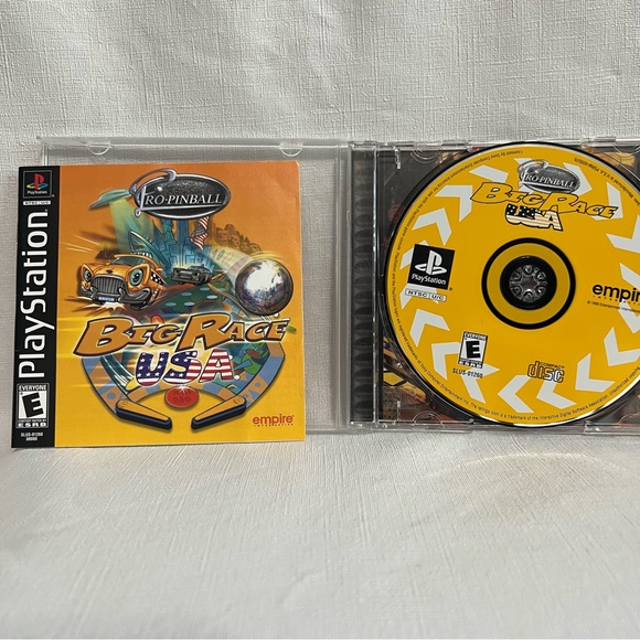 Pro Pinball Big Race USA Original Sony PlayStation 1 Game - Picture 3 of 3